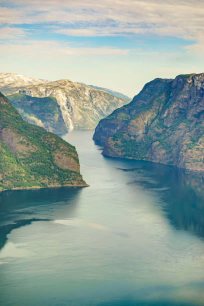istock Fjord landscape Aurlandsfjord in Norway 1218781547