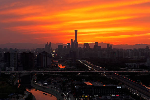 istock Beautiful skyline in Beijing,China 1218783351
