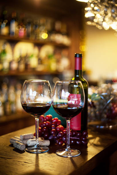 istock Red wine. Glass of wine. 1218783920