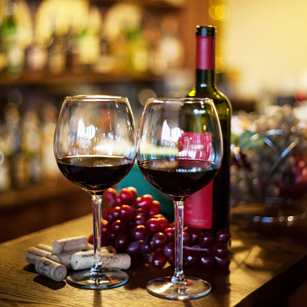 istock Red wine. Glass of wine. 1218783981