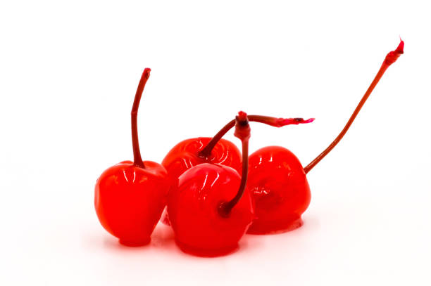 istock Group of four candied cherries 1218785610