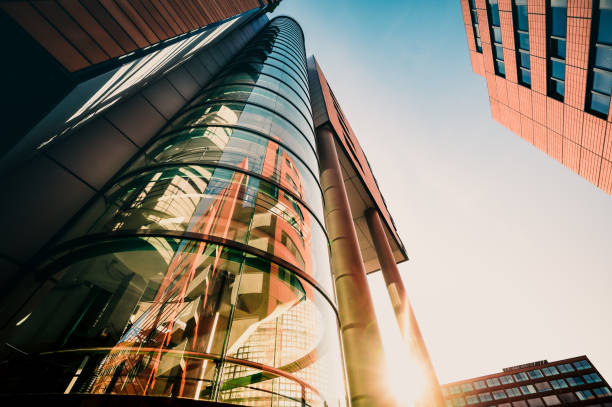 istock Office skysrapers in the sun 1218785808