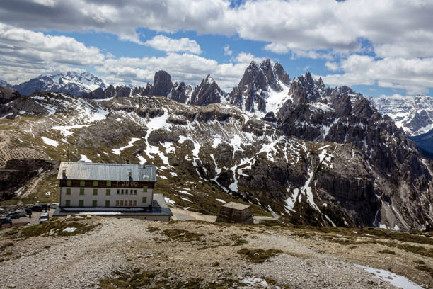 istock Three peaks of Lavaredo, Dolomites, South Tyrol, Italy 1218786092