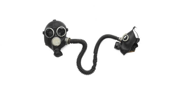 istock two gas masks isolated on white background 1218786631