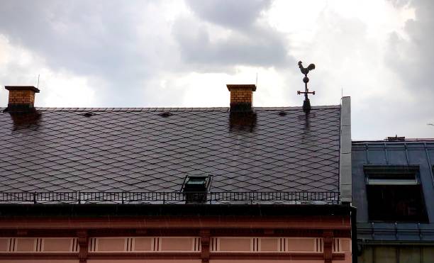 istock Autumn in Bavaria featuring Chimneys and Weather Vane 1218787765