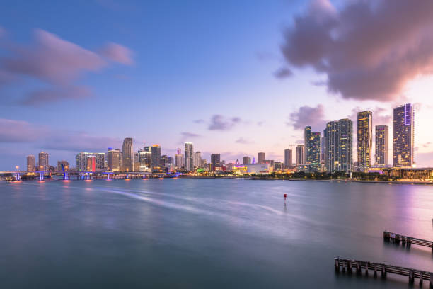 istock Miami, Florida, USA Downtown Skyline on the Bay 1218791916