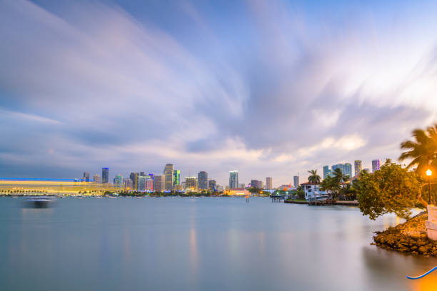 istock Miami, Florida, USA Downtown Skyline on the Bay 1218792051
