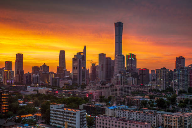 istock Beautiful skyline in Beijing,China 1218792906
