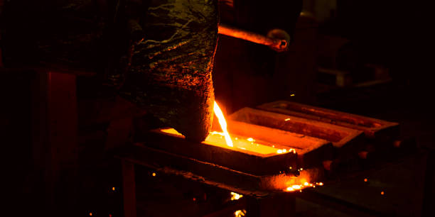 istock Melting furnace 1218793567