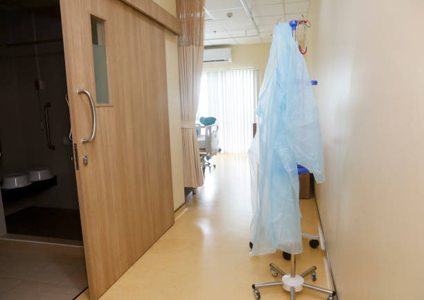 istock Recovery room for patients, Covid 19 1218796397