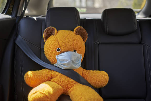 istock Teddy Bear Toy With A Medical Mask 1218804709