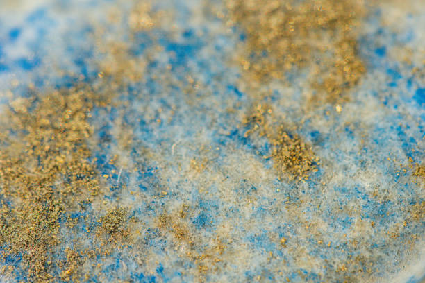 istock Pale polished lapis lazuli stone close-up 1218811291