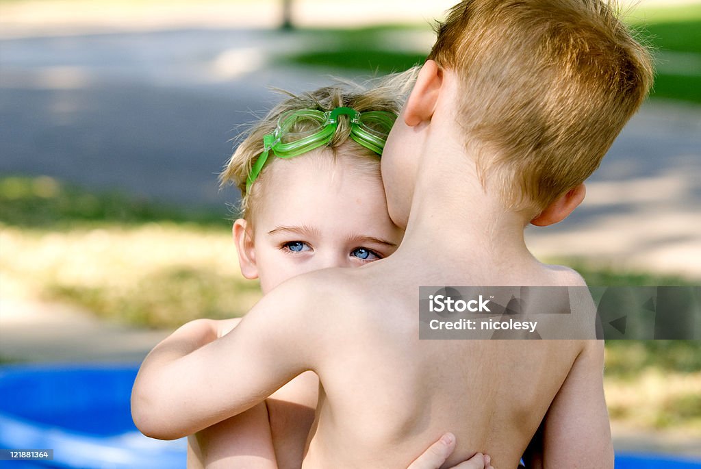 Brotherly Love  2-3 Years Stock Photo