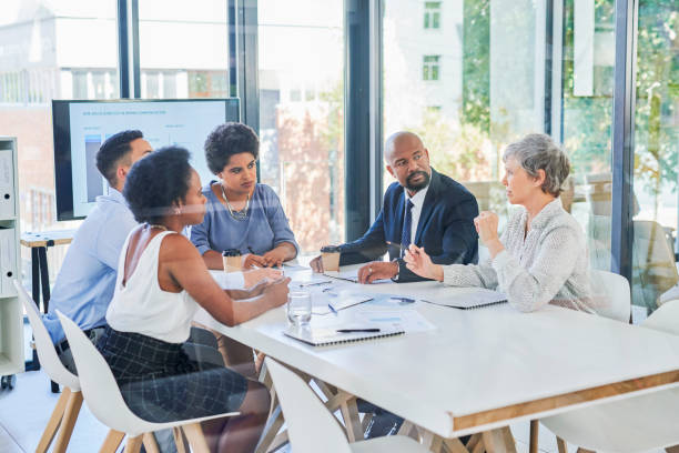 istock We're having a productive meeting today 1218814945
