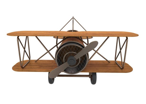 istock Wooden Airplane Toy Isolated 1218815931