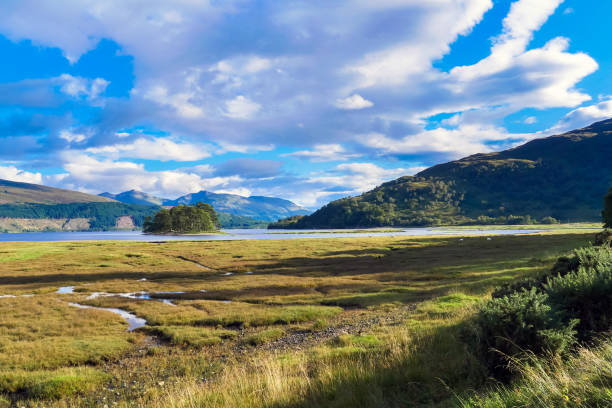 istock Meadows by Loch Eli in Highland, Scotland, UK 1218817935