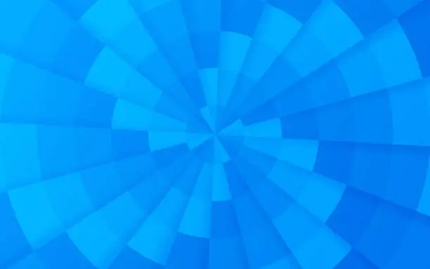 Vector illustration of Spiral Blue Abstract Background