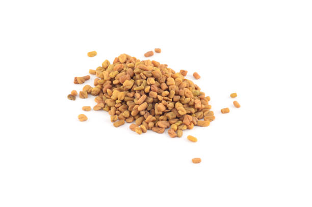 istock Fenugreek seeds isolated on white background 1218818612
