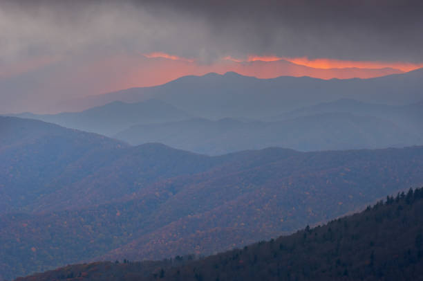istock Sunbeams and Great Smoky Mountains 1218819679