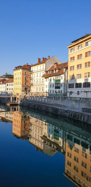 istock Ljubljana - Coronavirus Lockdown, Ljubljanica river 1218820361