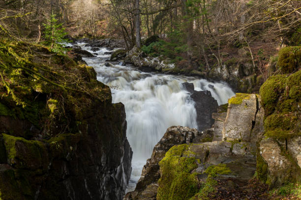 istock Black Linn falls scottish highlands long exposure 1218825096