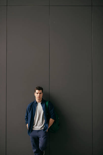 istock Portrait of Boy College Student Looking at Camera 1218826504