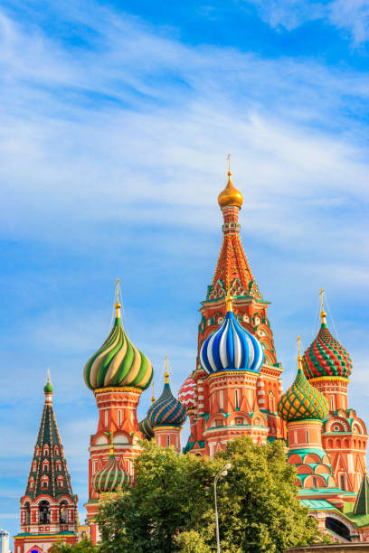istock St. Basil's Cathedral on Red Square in Moscow, Russia 1218829997