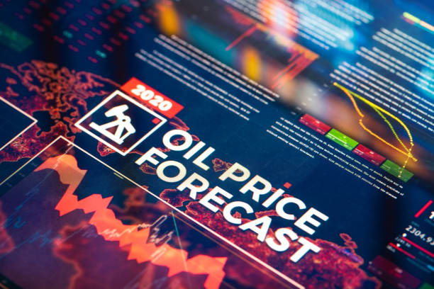 istock Oil Price Forecast Background Concept 1218830666