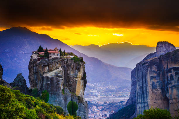 istock Monastery of the Holy Trinity i in Meteora, Greece 1218831458