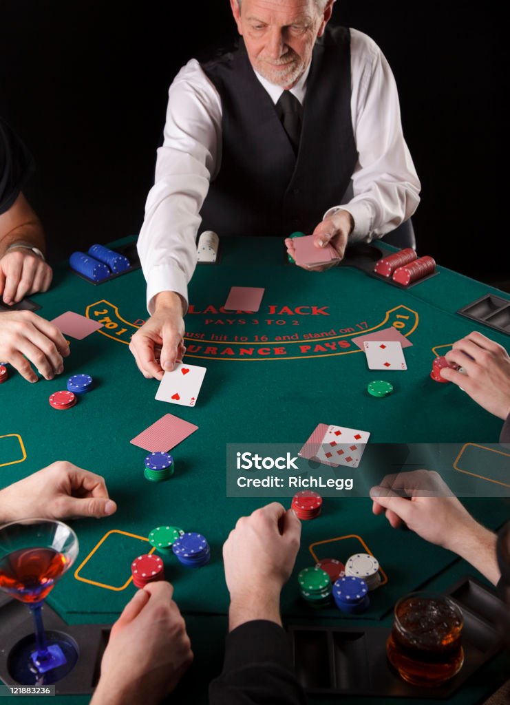 Blackjack revendedor - Royalty-free Blackjack Foto de stock