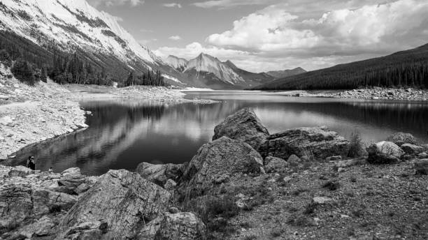 istock medicine lake, Jasper, Canada 1218834971