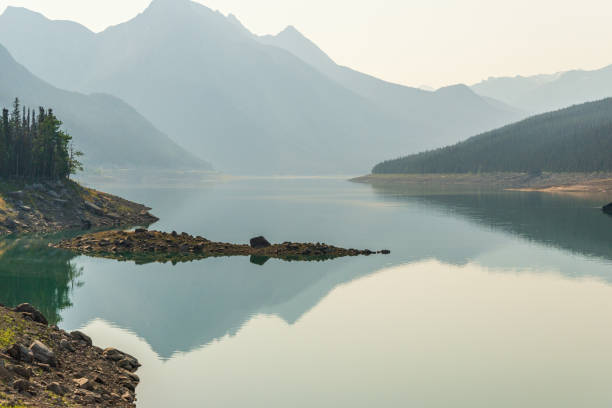 istock medicine lake, Jasper, Canada 1218839898