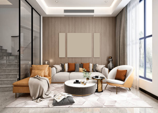 istock 3d render of luxury hotel room 1218841102