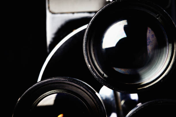istock Film movie camera lenses 1218844581