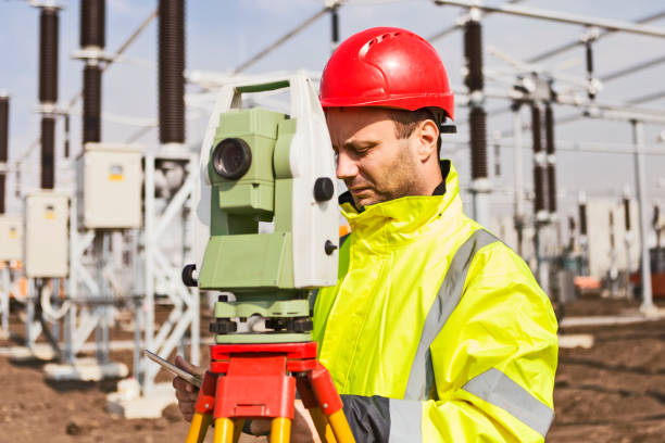 istock Engineer at electricity station reading measurement on digital tablet 1218845685