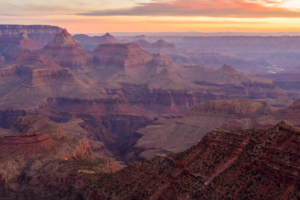 istock Sunrise over the Grand Canyon 1218849171