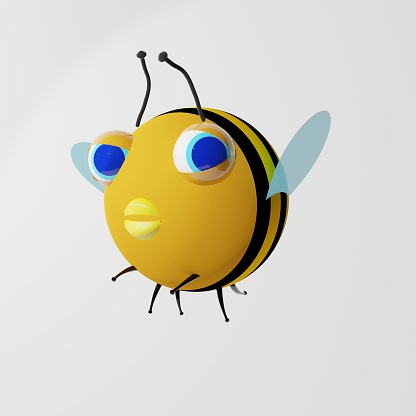 3D Happy Bee