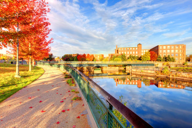 istock Autumn in Lowell, Massachusetts 1218850437