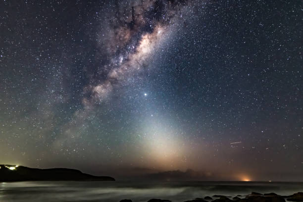 istock Milky Way Night Sky from the Beach 1218852248