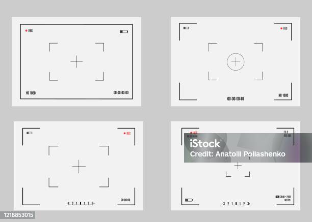 Focus Screen Sample Focusing Camera Screen Stock Illustration - Download Image Now ...