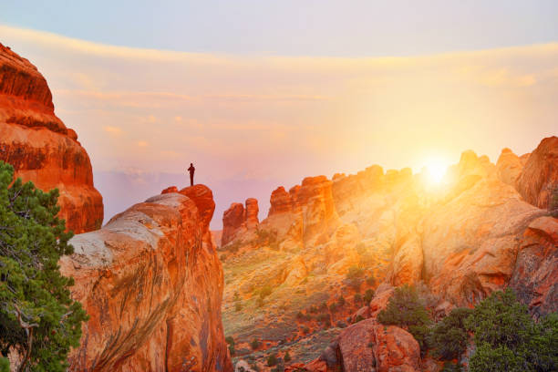 Hiking in Arches National Park