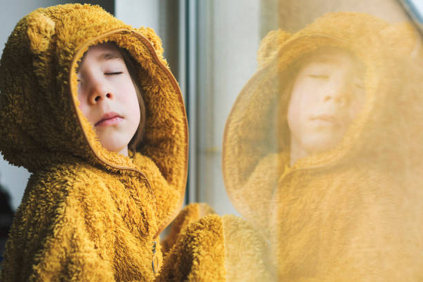 istock Child in isolation at home 1218855194