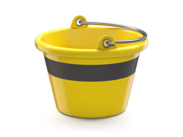 istock Yellow mortar bucket 3D 1218859684