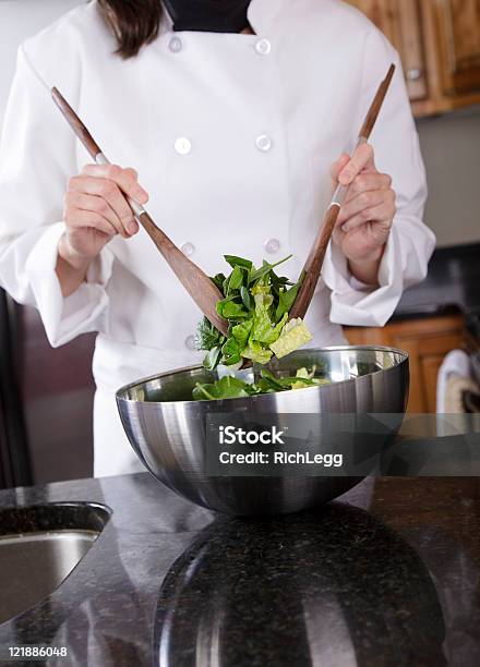 Close Up Of A Chefs Hands Stock Photo - Download Image Now - Bowl, Chef, Close-up