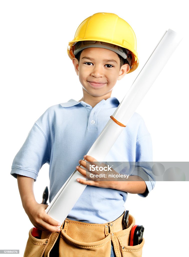 Little Bauarbeiter - Lizenzfrei Kind Stock-Foto