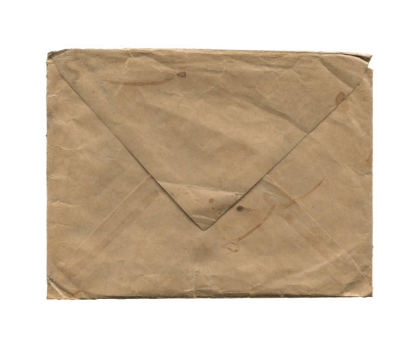 istock front view of old closed aged paper envelope isolated on white 1218863589
