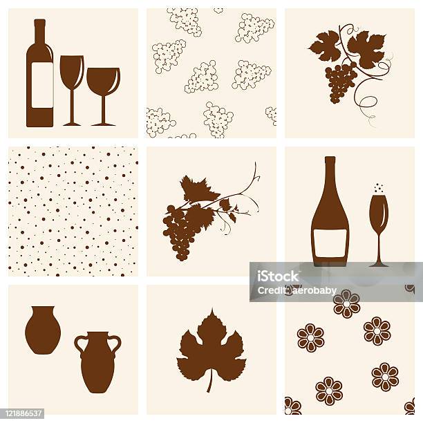 Винодельня — стоковая векторная графика и другие изображения на тему Алкоголь - напиток - Алкоголь - напиток, Бежевый, Без людей