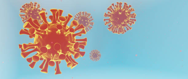 istock Microscopic view of Coronavirus SARS 1218866596