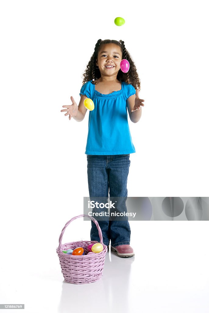 Ragazza di Pasqua - Foto stock royalty-free di Bambino