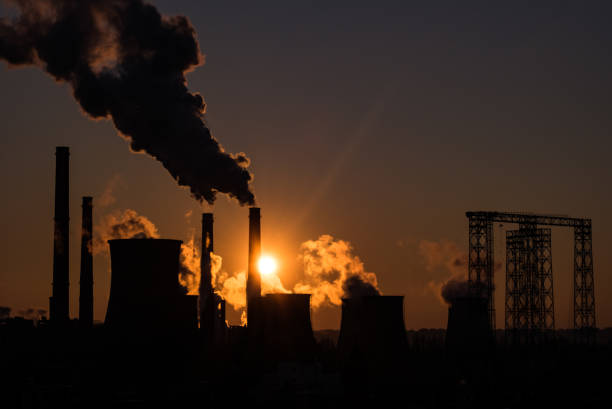 istock Industrial heat production facility in Bucharest 1218868054